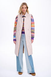 Toffee Maze long reversible vest
